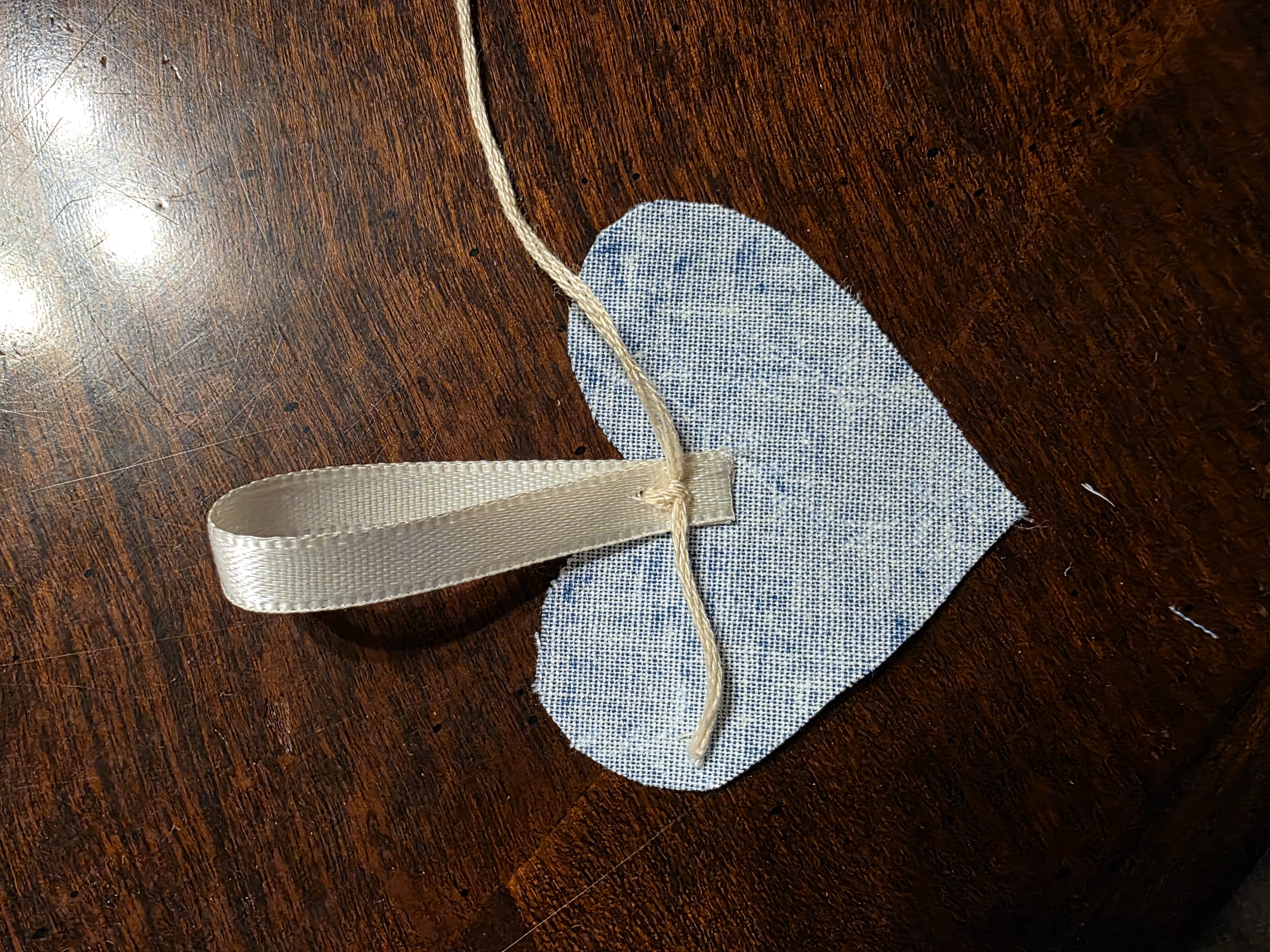Step 4 of Heart Ornament