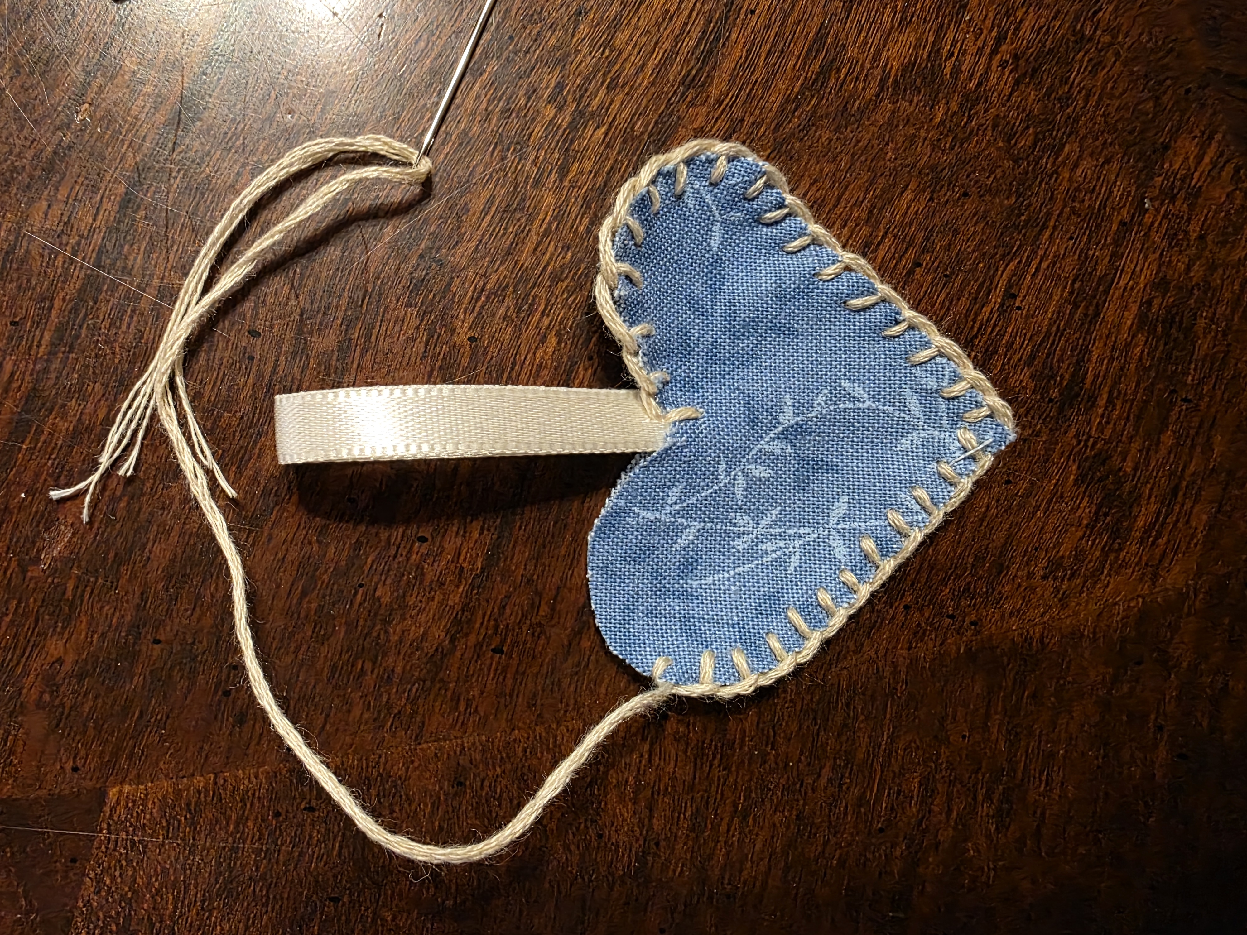 Step 7 of Heart Ornament