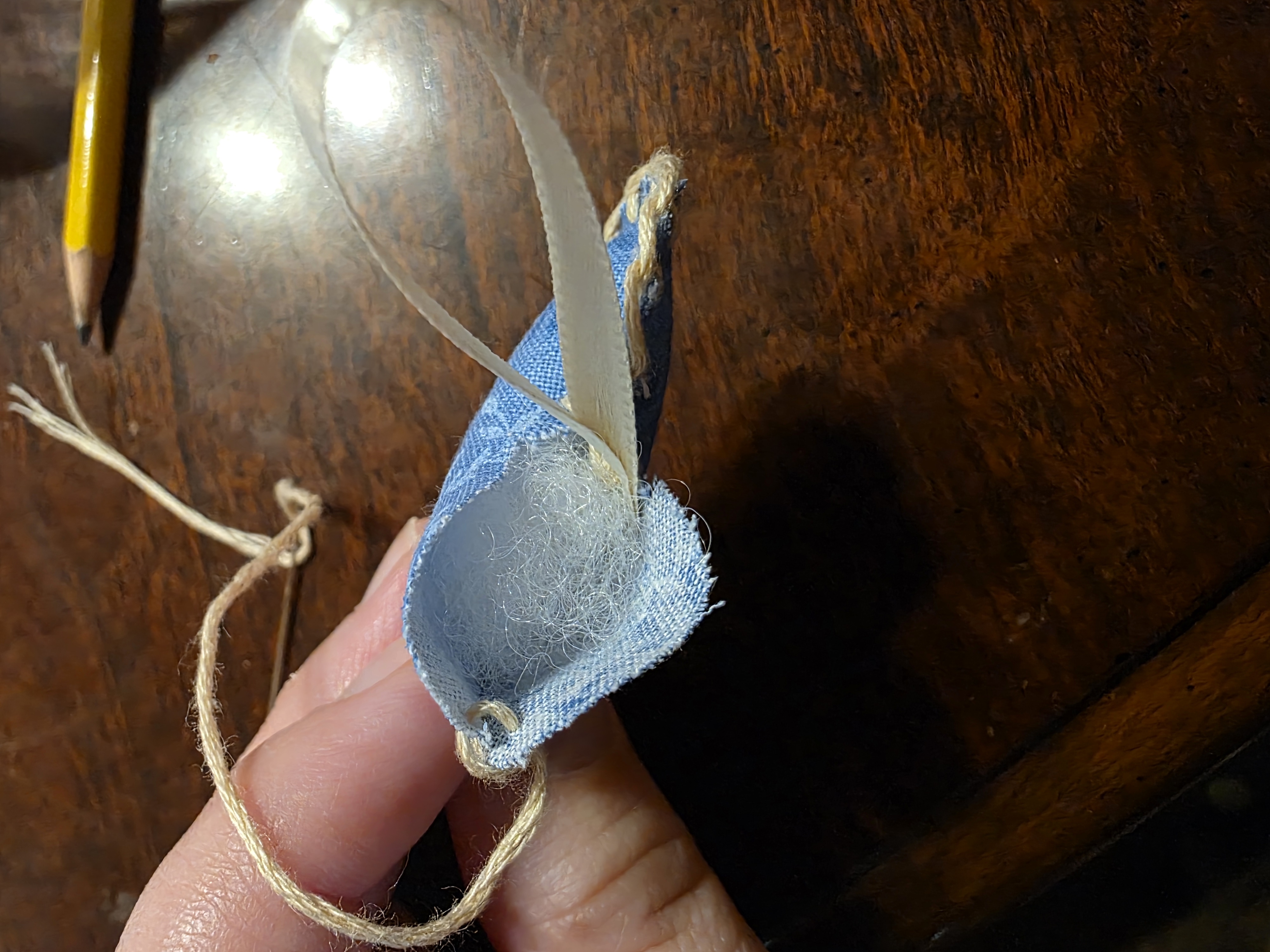 Step 8 of Heart Ornament