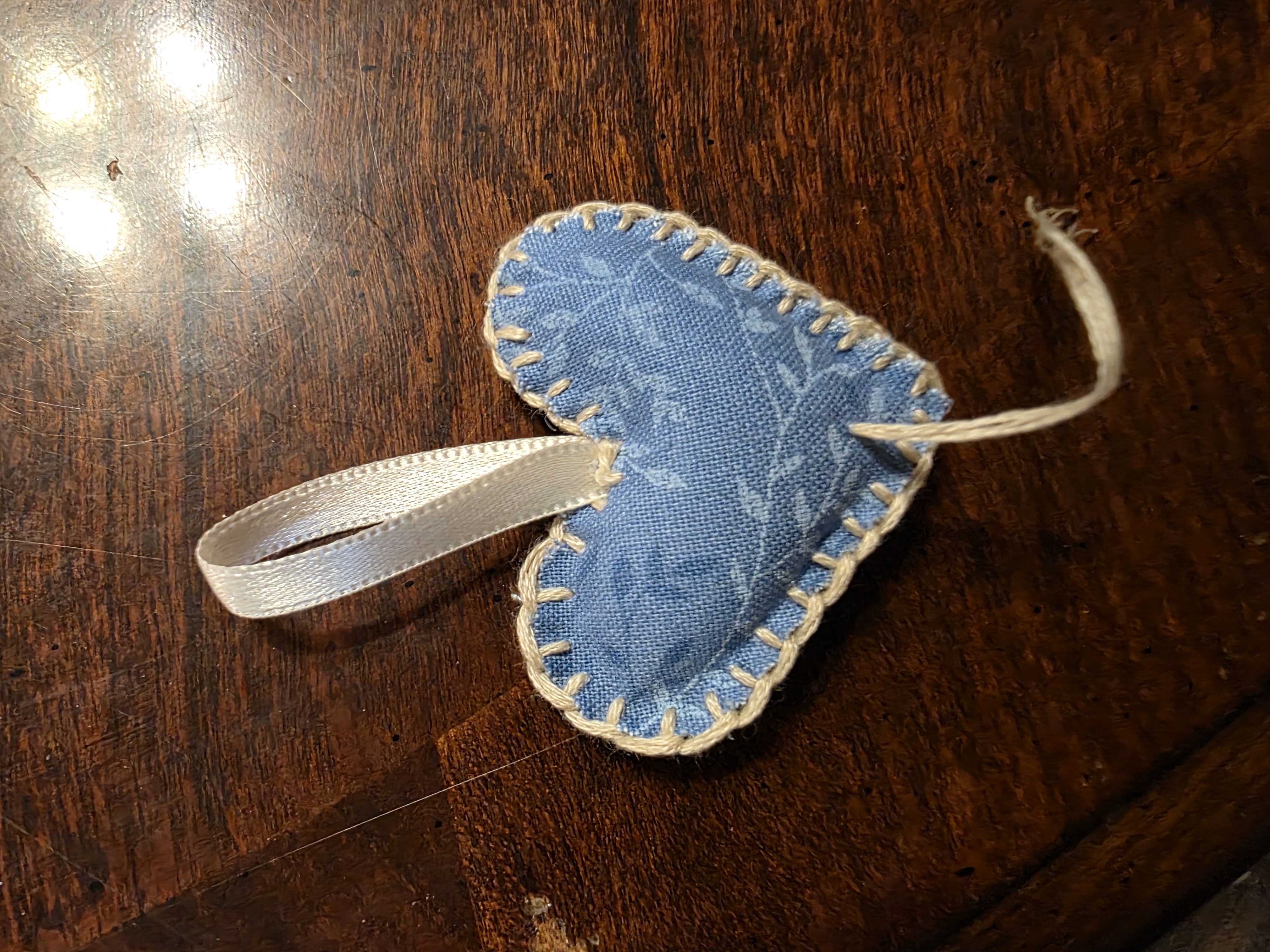 Step 9 of Heart Ornament